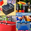 Imagen de Bolsa plegable conservadora picnic camping multiuso asas metálicas