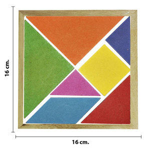 Imagen de Puzzle de madera colores