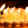 Imagen de Velas mágicas para cumpleaños con base 10 unidades