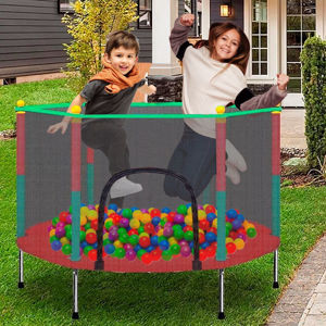 Imagen de Cama elástica con red de protección 1,83m Lo Ideal Kids