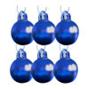 Imagen de Bola Esfera Navidad Lisa 6 Unidades