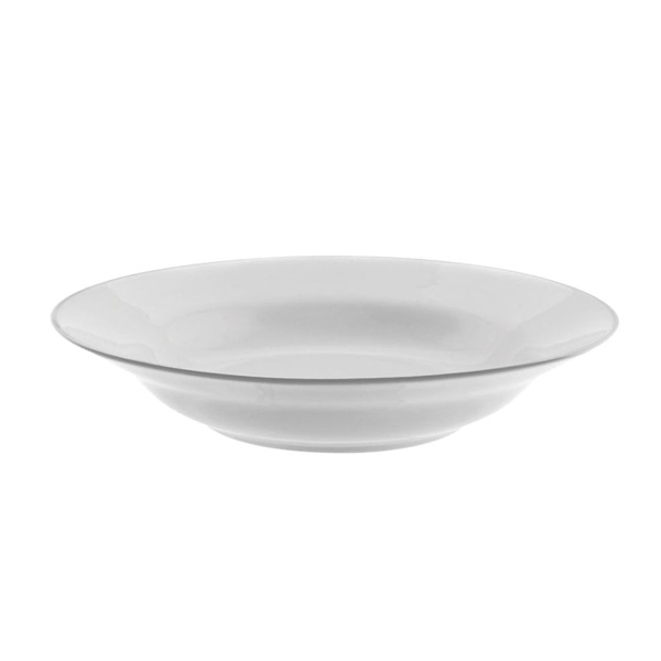 Imagen de Plato cerámica hondo blanco 24 cm