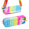 Imagen de Cartuchera pop it con correa y  muñeco
