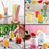 Imagen de Sorbitos de papel biodegradable a rayas 20cm
