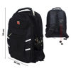 Imagen de Mochila negra para computadora con puerto USB