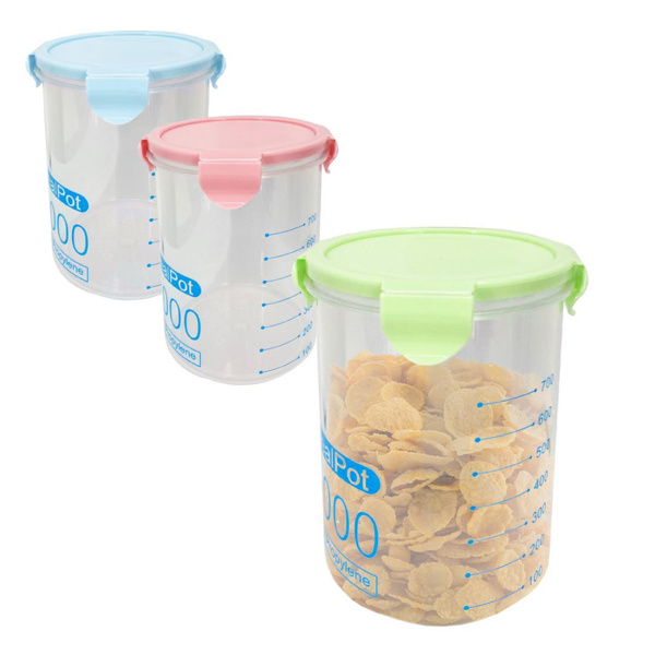 Imagen de Recipiente Cocina Con Tapa Hermética 1000 Ml