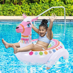 Imagen de Asiento inflable  Animal  Llama con agarraderas