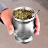 Imagen de Mate acero plateado doble pared 250 ml