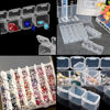 Imagen de Organizador plástico con tapa para apliques y artículos pequeños