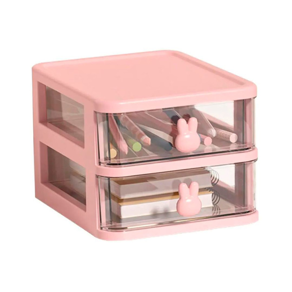 Imagen de Organizador con 2 cajones - Multifuncional Escritorio Cosméticos