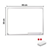 Imagen de Pizarra blanca con apoya marcador 40 cm x 30 cm