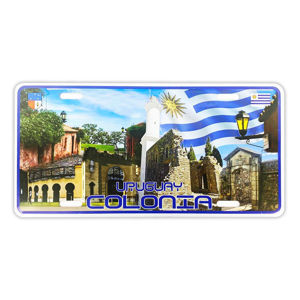 Imagen de Matrícula Placa COLONIA - Souvenir Uruguay