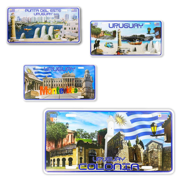 Imagen de Matricula Imán COLONIA  - Souvenir Uruguay