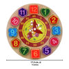 Imagen de Juego de encastre reloj madera - 13 piezas