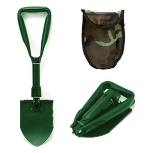 Imagen de Pala con pico plegable con estuche para camping