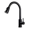 Imagen de Canilla Monocomando Extensible Para Pileta De Cocina Con Grifo Retráctil negro mate