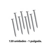 Imagen de Clavos 1" en acero   120 unidades
