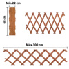 Imagen de Rejilla panel de madera extensible para jardín o pared