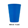Imagen de Vasos plásticos colores brillantes  4 unidades