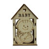 Imagen de Casita adorno  en madera Baby