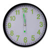 Imagen de Reloj de pared redondo números fluo 29cm