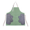 Imagen de Delantal de cocina resistente con peto ajustable y bolsillo