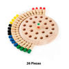 Imagen de Ajedrez de memoria-fichas con colores-madera