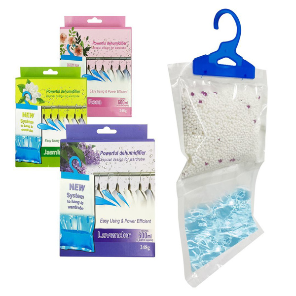 Imagen de Deshumidificador con percha para colgar - Ideal armarios Absorbe humedad