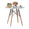 Imagen de Mesa Redonda Tipo Eames Reforzada Patas Madera