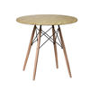 Imagen de Mesa Redonda Tipo Eames Reforzada Patas Madera
