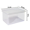 Imagen de Vianda organizadora transparente rectangular con tapa