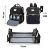 Imagen de Mochila bolso maternal bebé con cuna
