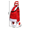 Imagen de Carrito con ruedas y bolso de lona para mandados
