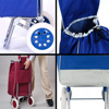 Imagen de Carrito con ruedas y bolso de lona para mandados