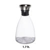 Imagen de Jarra de vidrio alto borosilicato con tapa de acero inoxidable
