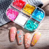 Imagen de Apliques para uñas-pétalos y piedras-set 6 colores