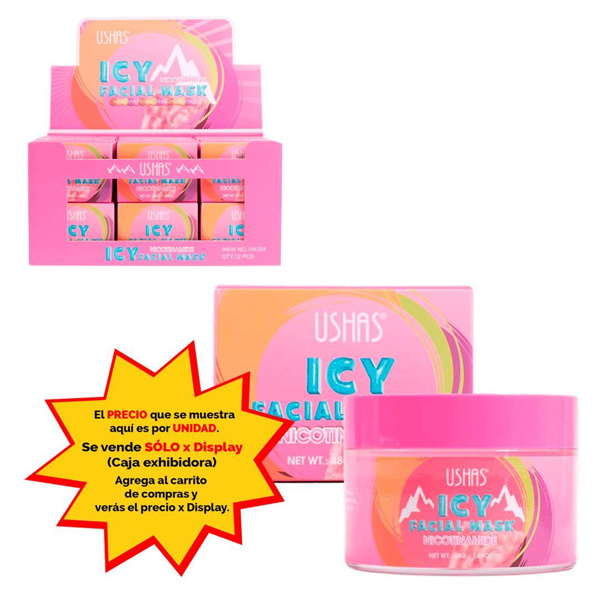 Imagen de Mascara facial Ushas-Glacial-nicotinamida-HA324