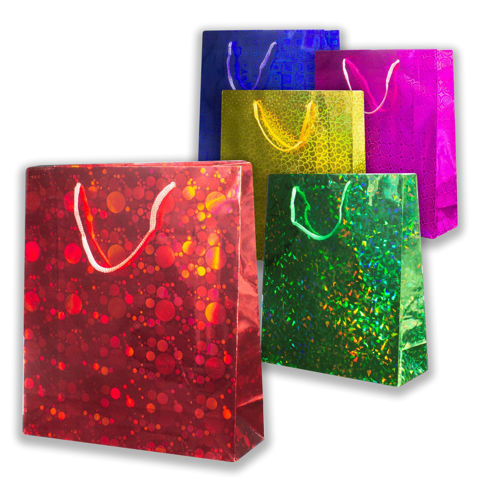 Imagen de Bolsa de regalo metalizada brillosa