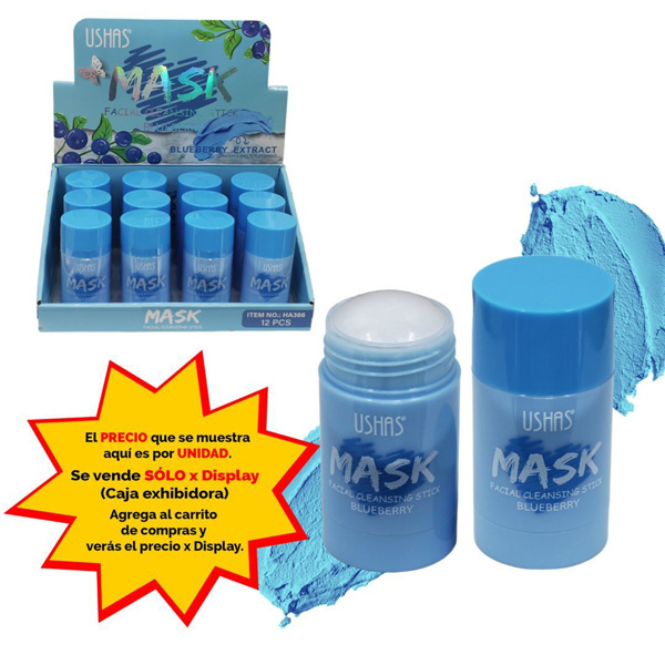 Imagen de Mascara Ushas barra de limpieza facial-arandano