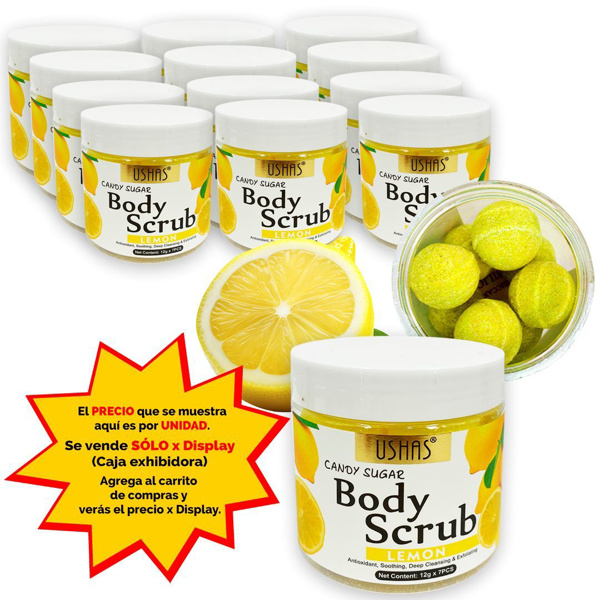 Imagen de Bola Exfoliante Corporal limón Ushas