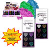 Imagen de Petaca Ushas sombras con glitter 6 tonos corazón-ES4032