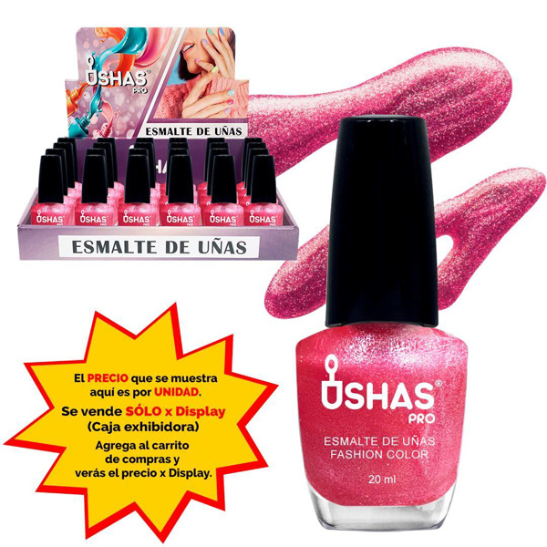 Imagen de Esmalte de uñas Ushas nacarado-rosa 010#