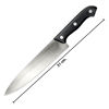 Imagen de Cuchillo mango negro hoja 13"