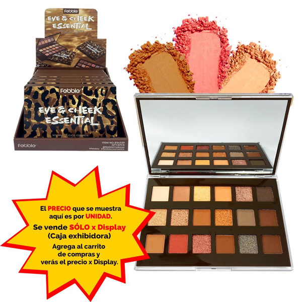 Imagen de Petaca sombras Febble - 18 tonos -