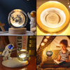 Imagen de Lámpara LED bola de cristal luna planeta mapamundi USB