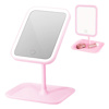 Imagen de Espejo led de mesa  rectangular con pie USB