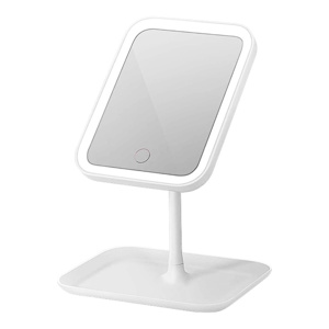 Imagen de Espejo led de mesa  rectangular con pie USB