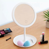 Imagen de Espejo led de mesa redondo con pie  USB