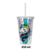 Imagen de Vaso con tapa y sorbito-unicornio-en caja