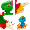 Imagen de Auto  C/U a friccion con dinosaurio -11x13cm.